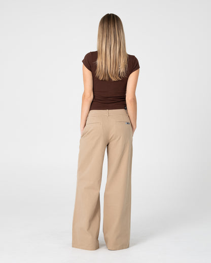 Pantalon Rusty Beverley Low Rise Pant Abbey Stone