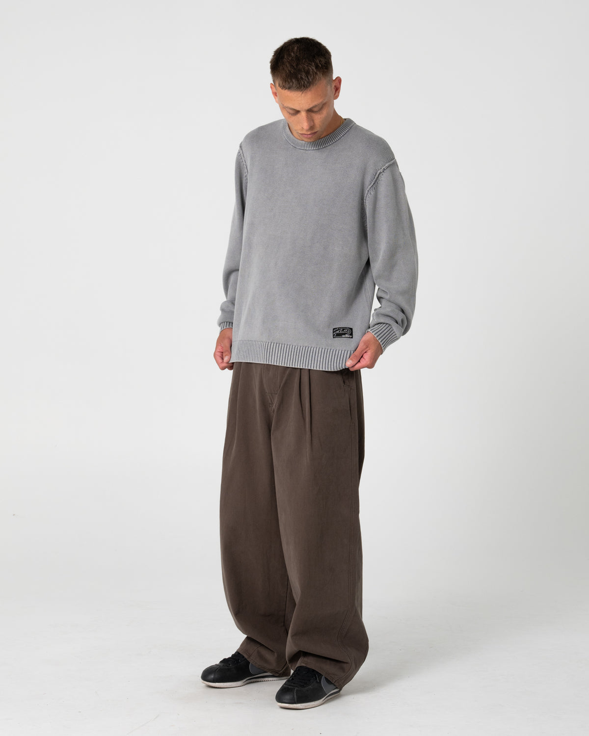 Pantalon Rusty Enigma Pleated Pant Seaweed