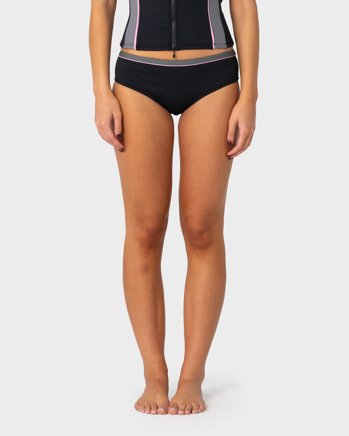 Bikini Rusty Farrah Booty Bikini Bottom Black/Pink