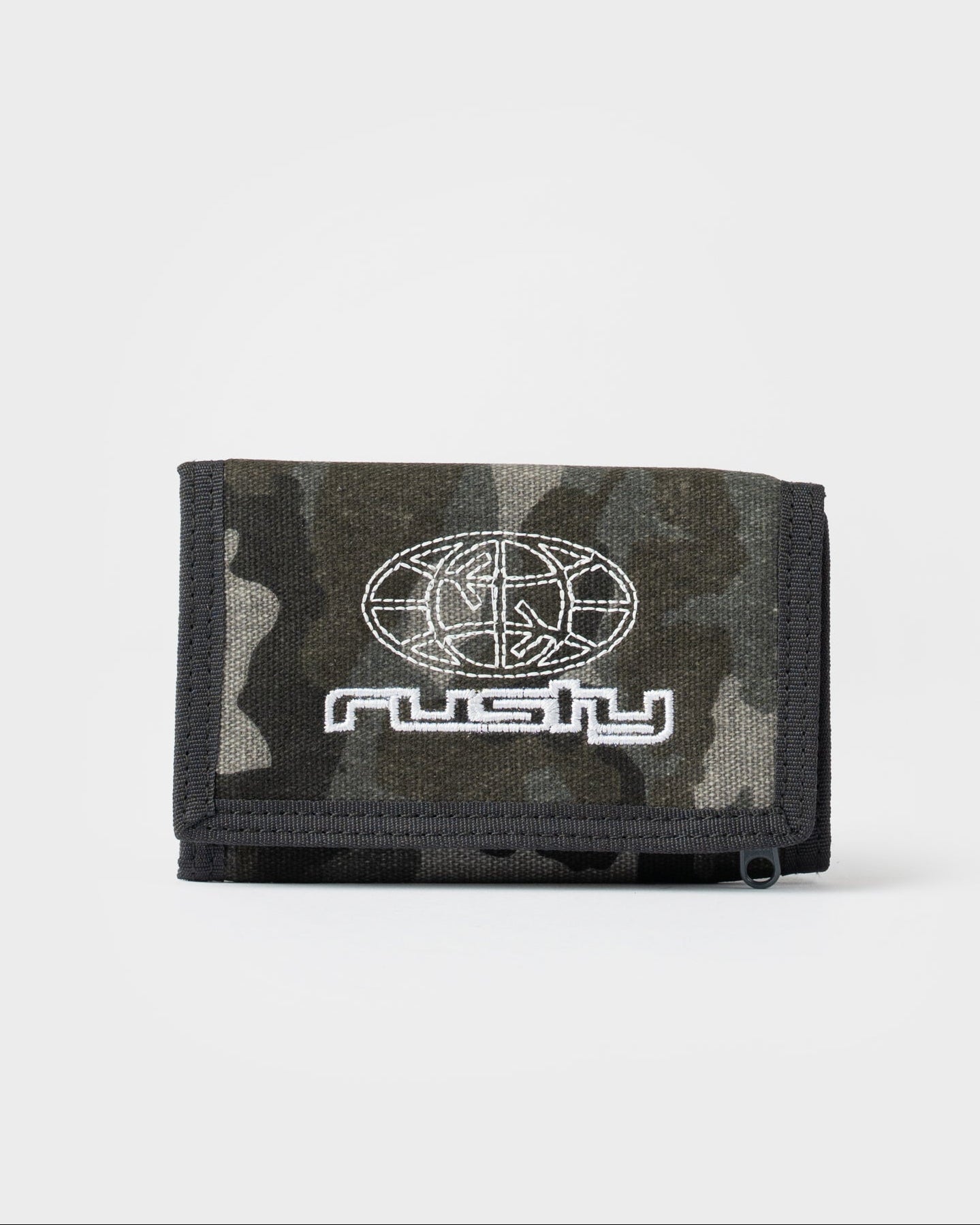 Billetera Rusty Rambo Tri-Fold Wallet Grey Camo 1