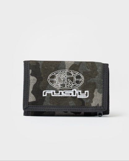 Billetera Rusty Rambo Tri-Fold Wallet Grey Camo 1