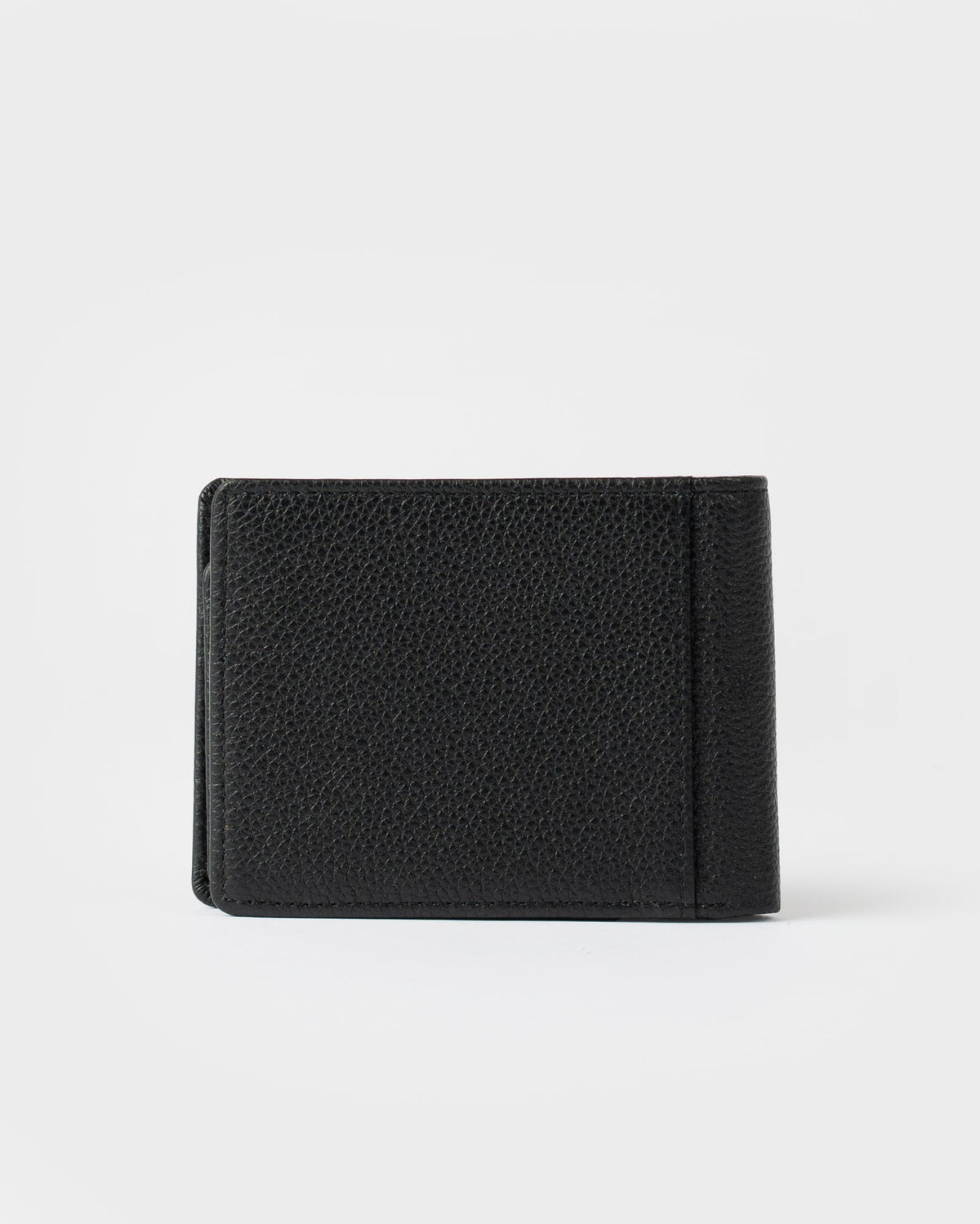 Billetera Rusty High River 3 Leather Wallet Black