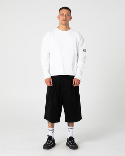 Bermuda Rusty Enigma Pleated Short Black