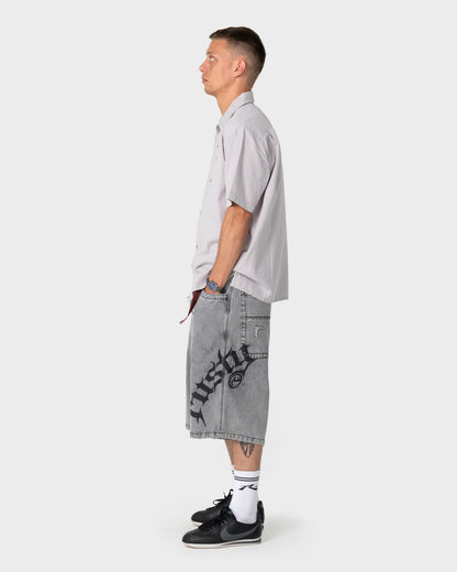 Short Rusty Tweaking Baggy Jort London Summer