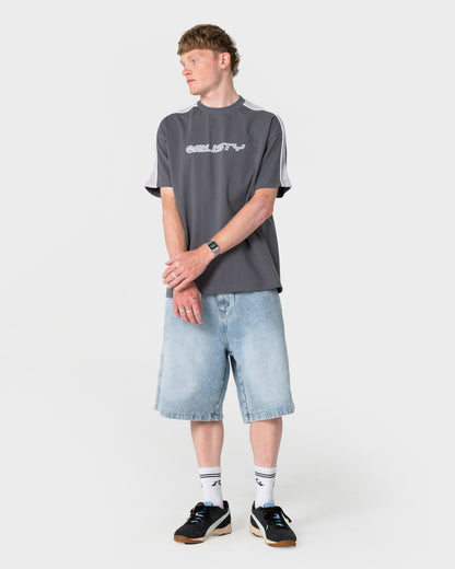 Short Rusty Yowie 2.0 Wide Baggy Jort Blasted True Blue