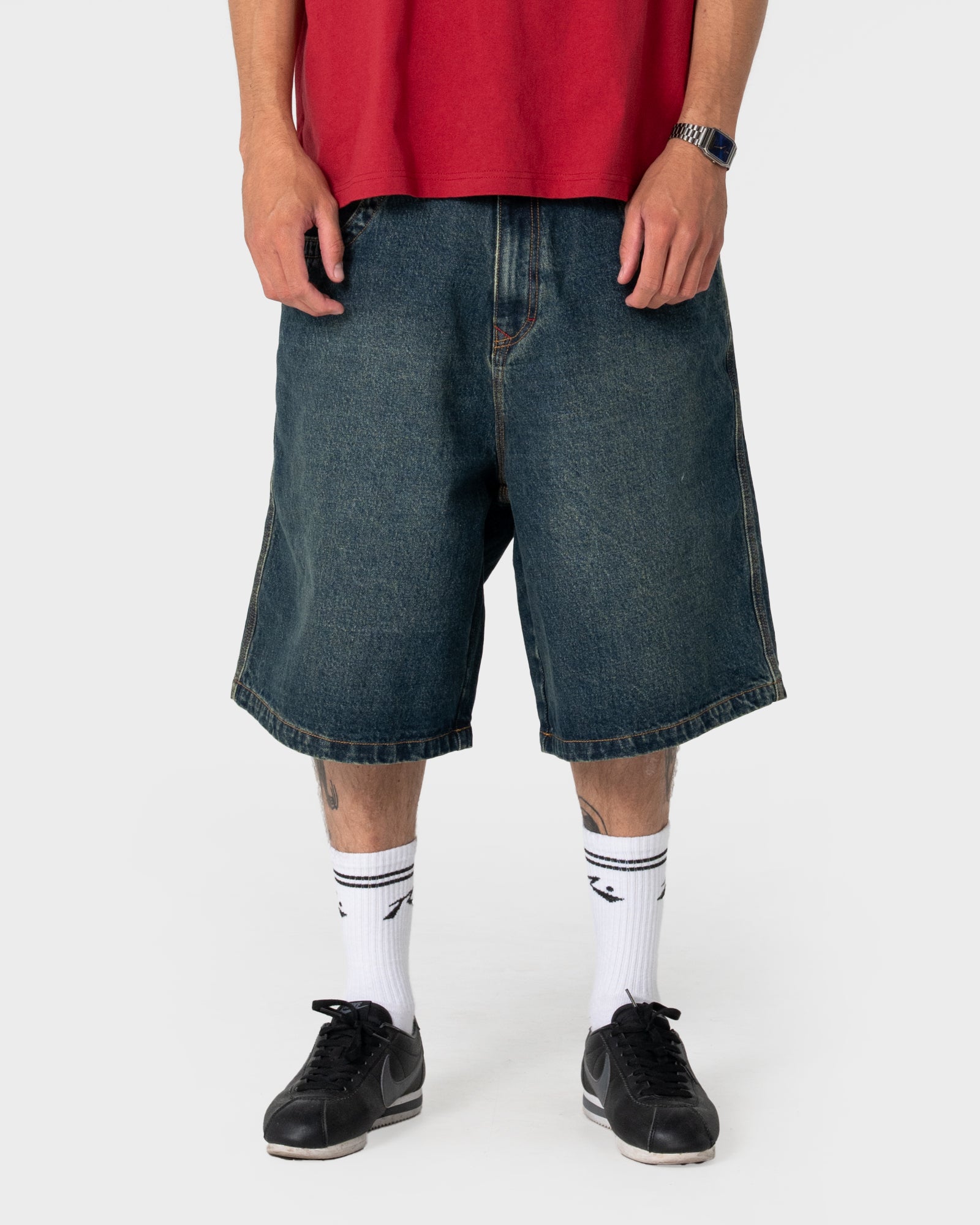 Short Rusty Yowie 2.0 Wide Baggy Jort Dark N Dirty
