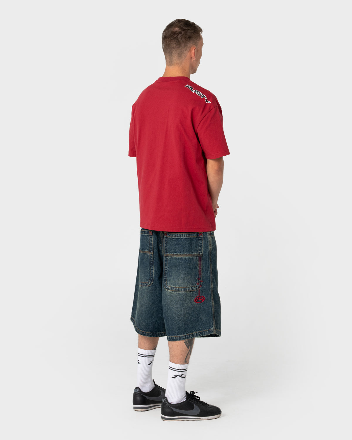 Short Rusty Yowie 2.0 Wide Baggy Jort Dark N Dirty