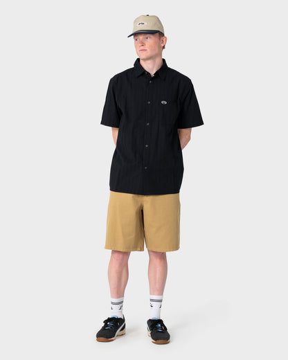 Camisa Mc Rusty Datsun Classic Short Sleeve Shirt Black