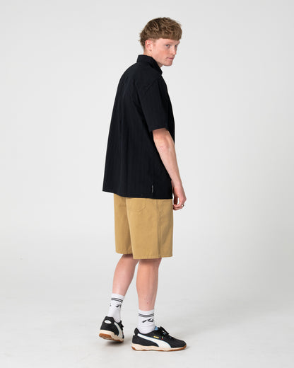 Camisa Mc Rusty Datsun Classic Short Sleeve Shirt Black