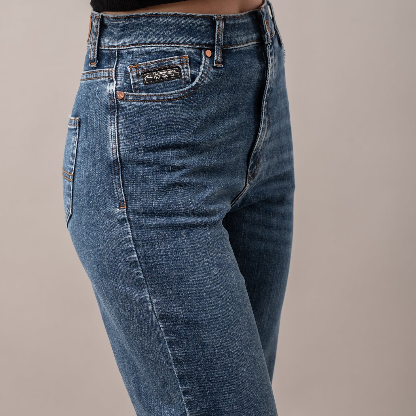 Jean Rusty Sade Mom Jean Ld Light Blue