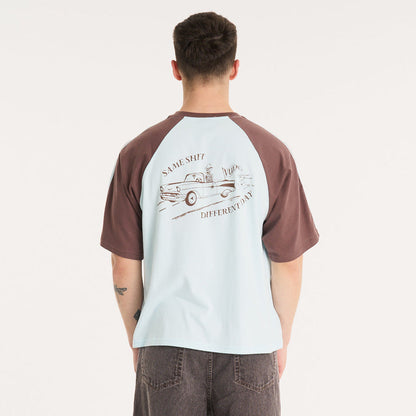 Remera Mc Vulk Same Shit Tee Sky Blue