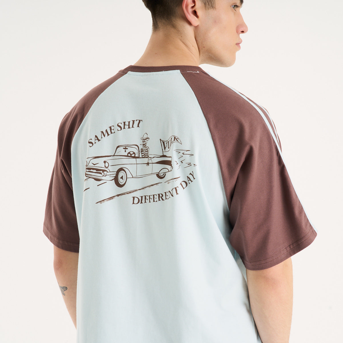 Remera Mc Vulk Same Shit Tee Sky Blue