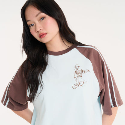 Remera Mc Vulk Same Shit Tee Sky Blue