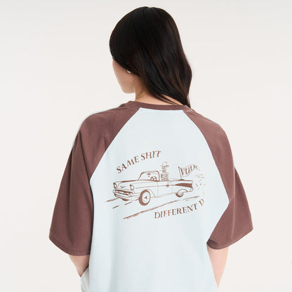 Remera Mc Vulk Same Shit Tee Sky Blue
