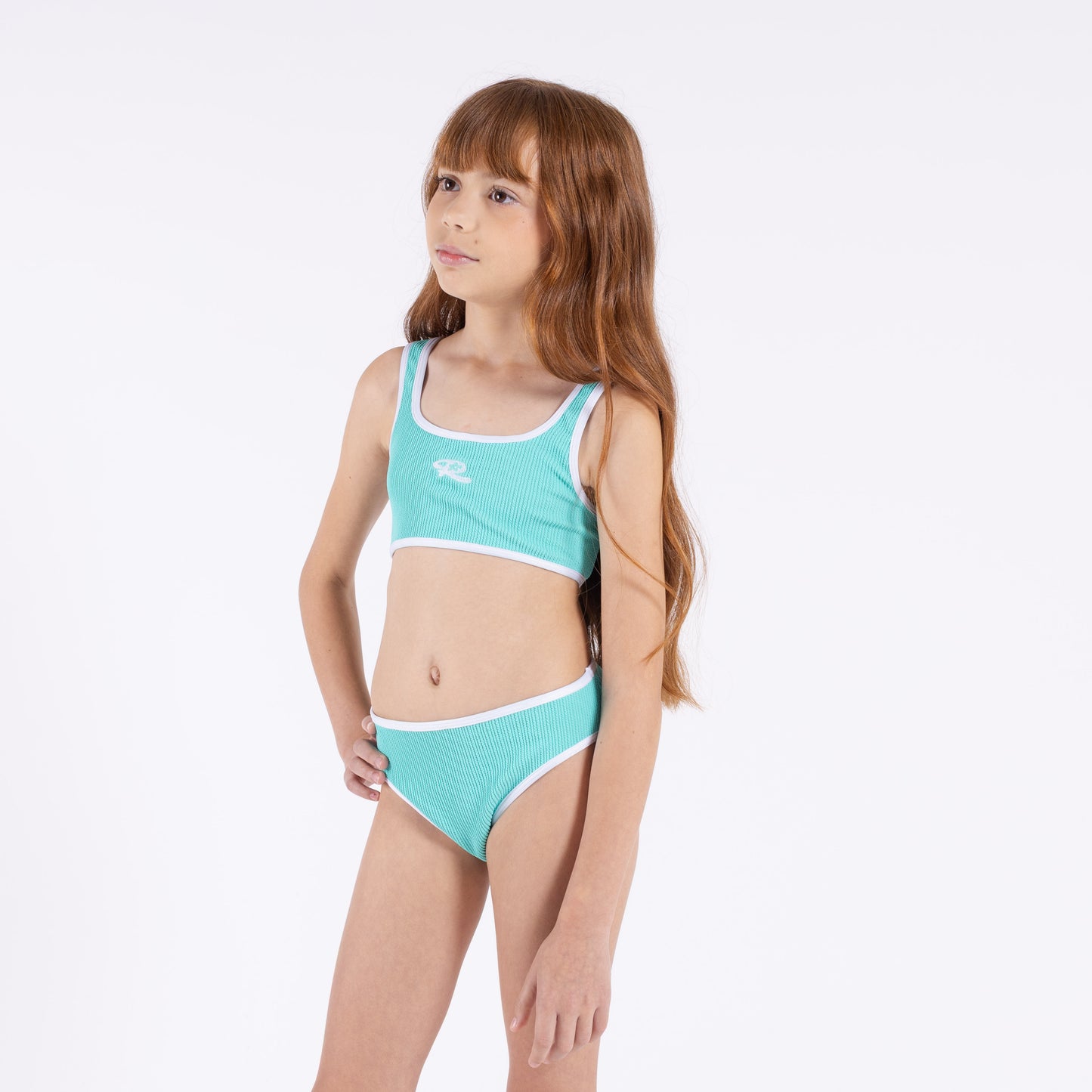 Bikini Rusty Sandalwood Bikini Set Girls Acqua