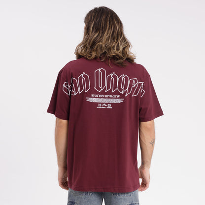 Remera Mc Rusty San Onofre Tee Burgundy