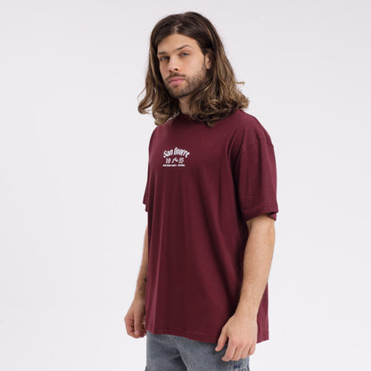 Remera Mc Rusty San Onofre Tee Burgundy