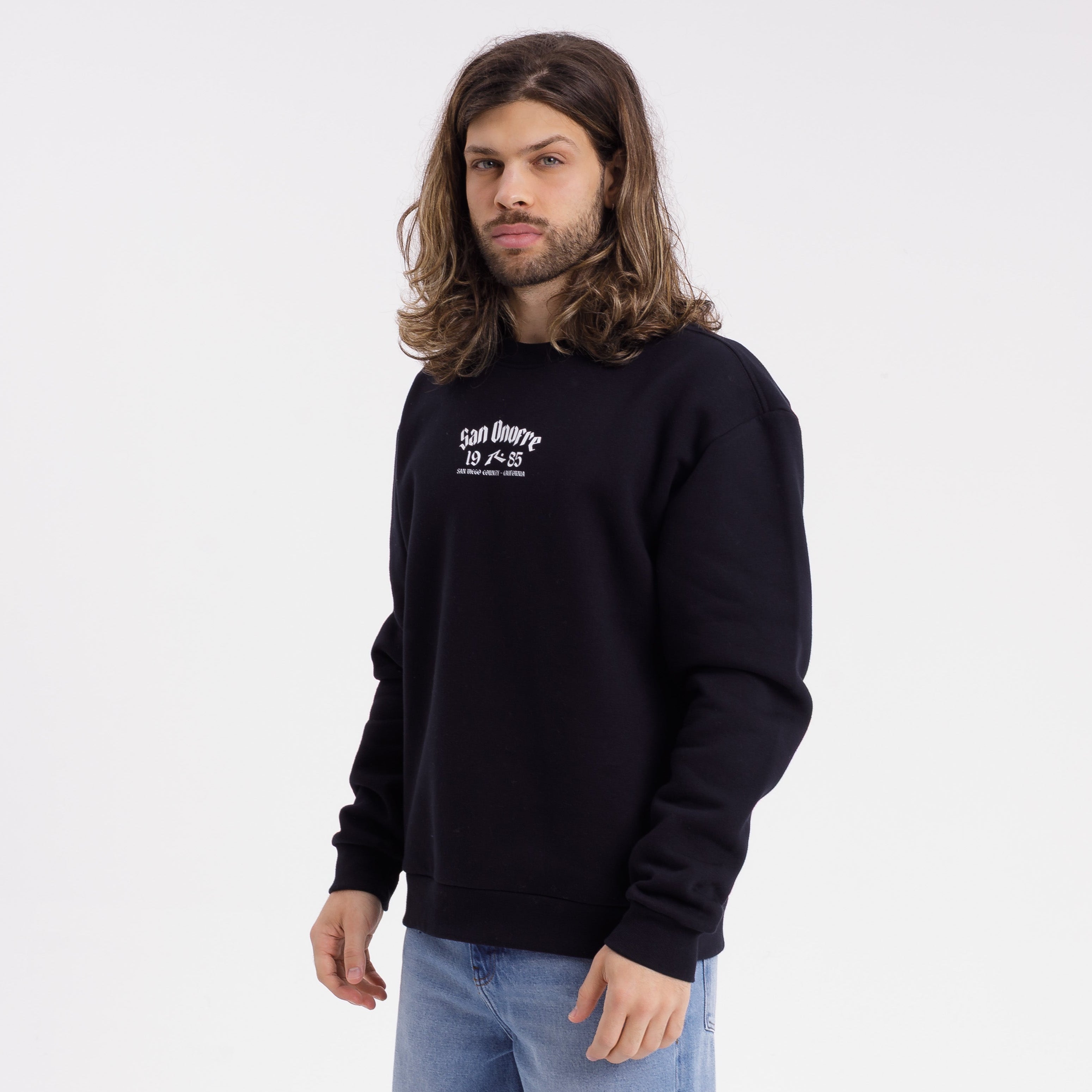 Buzo Rusty San Onofre Crew Black