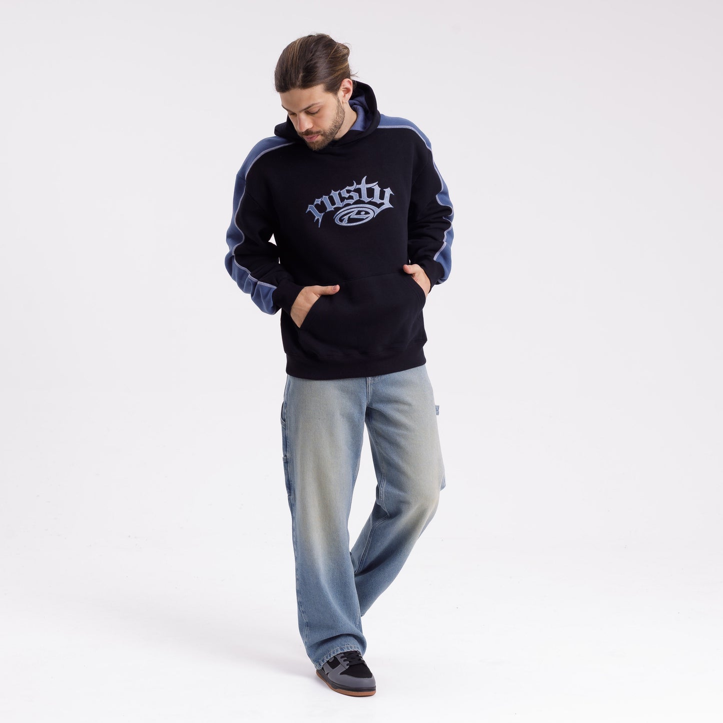 Canguro Rusty Scream Hood Black