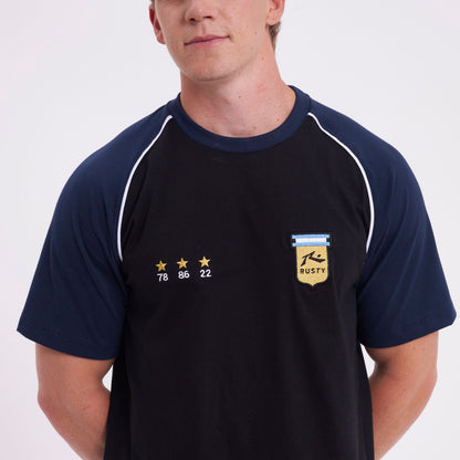 Remera Mc Rusty Sean Eternos Tee Negro 2