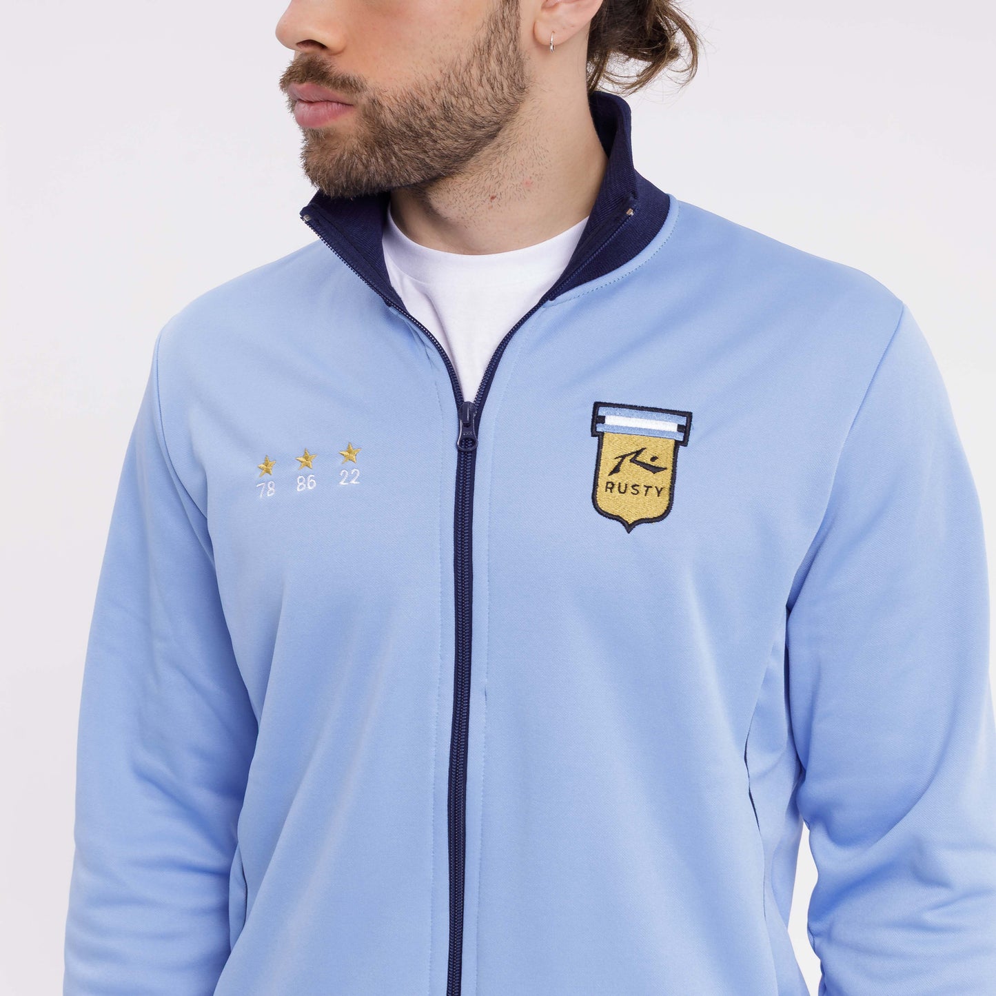 Campera Canguro Rusty Sean Eternos Zh Celeste