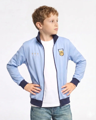Campera Canguro Rusty Sean Eternos Zh Jr Celeste