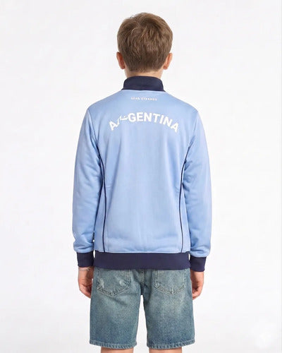 Campera Canguro Rusty Sean Eternos Zh Jr Celeste