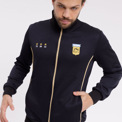 Campera Canguro Rusty Sean Eternos Zh Negro