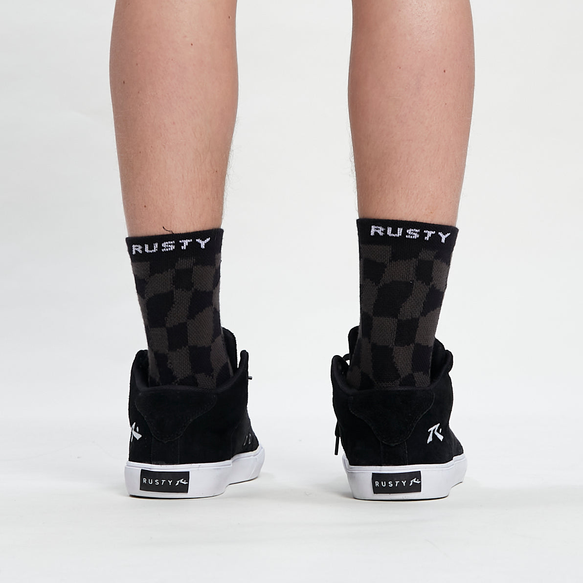 Medias Rusty Seara Socks Black/Grey