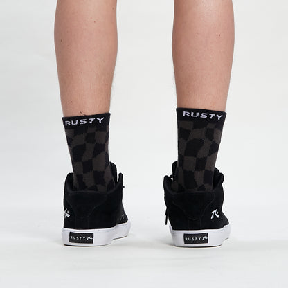 Medias Rusty Seara Socks Black/Grey