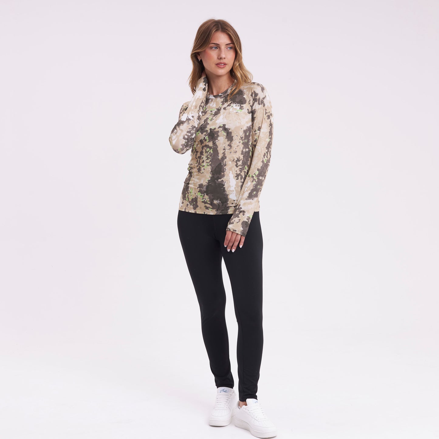 Remera Térmica Rusty Sense Base Layer Top Ld Camo