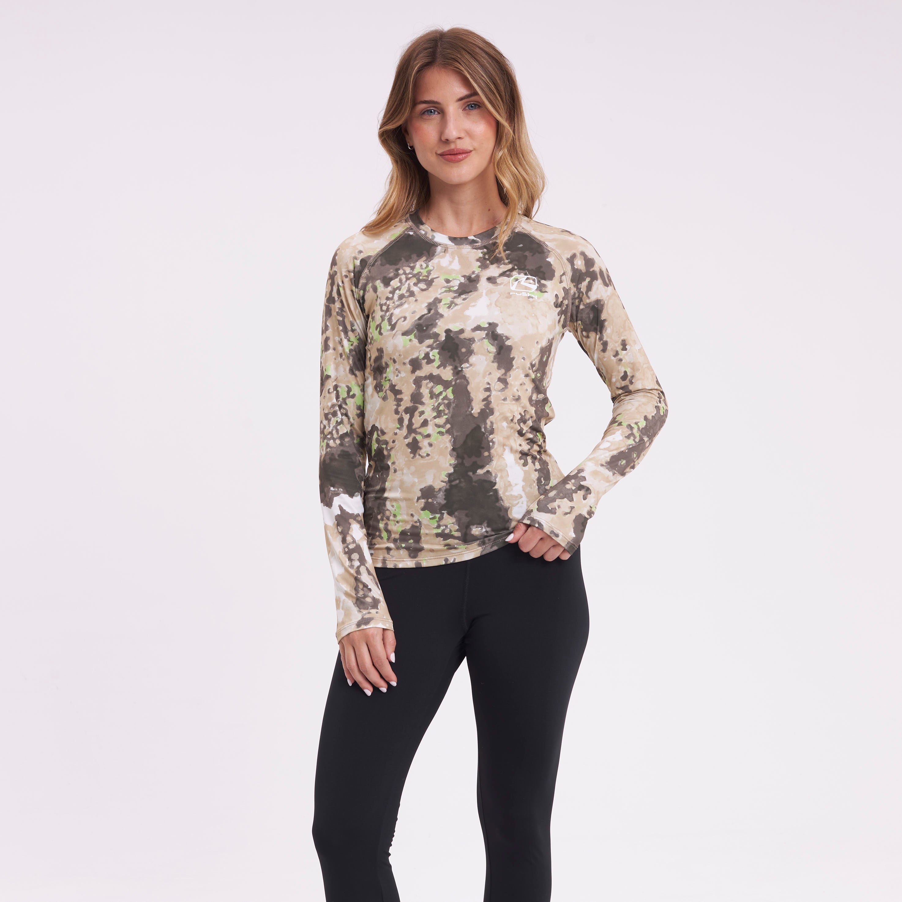 Remera Térmica Rusty Sense Base Layer Top Ld Camo