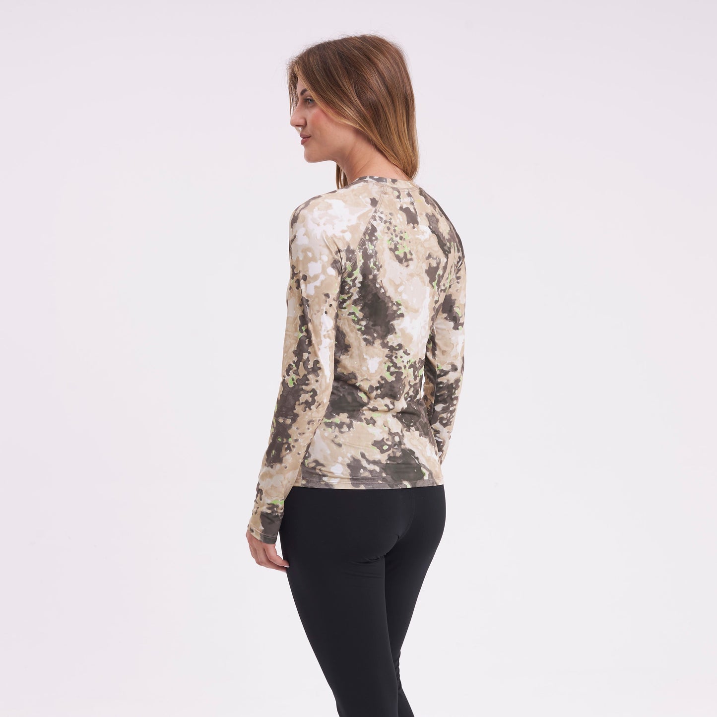Remera Térmica Rusty Sense Base Layer Top Ld Camo