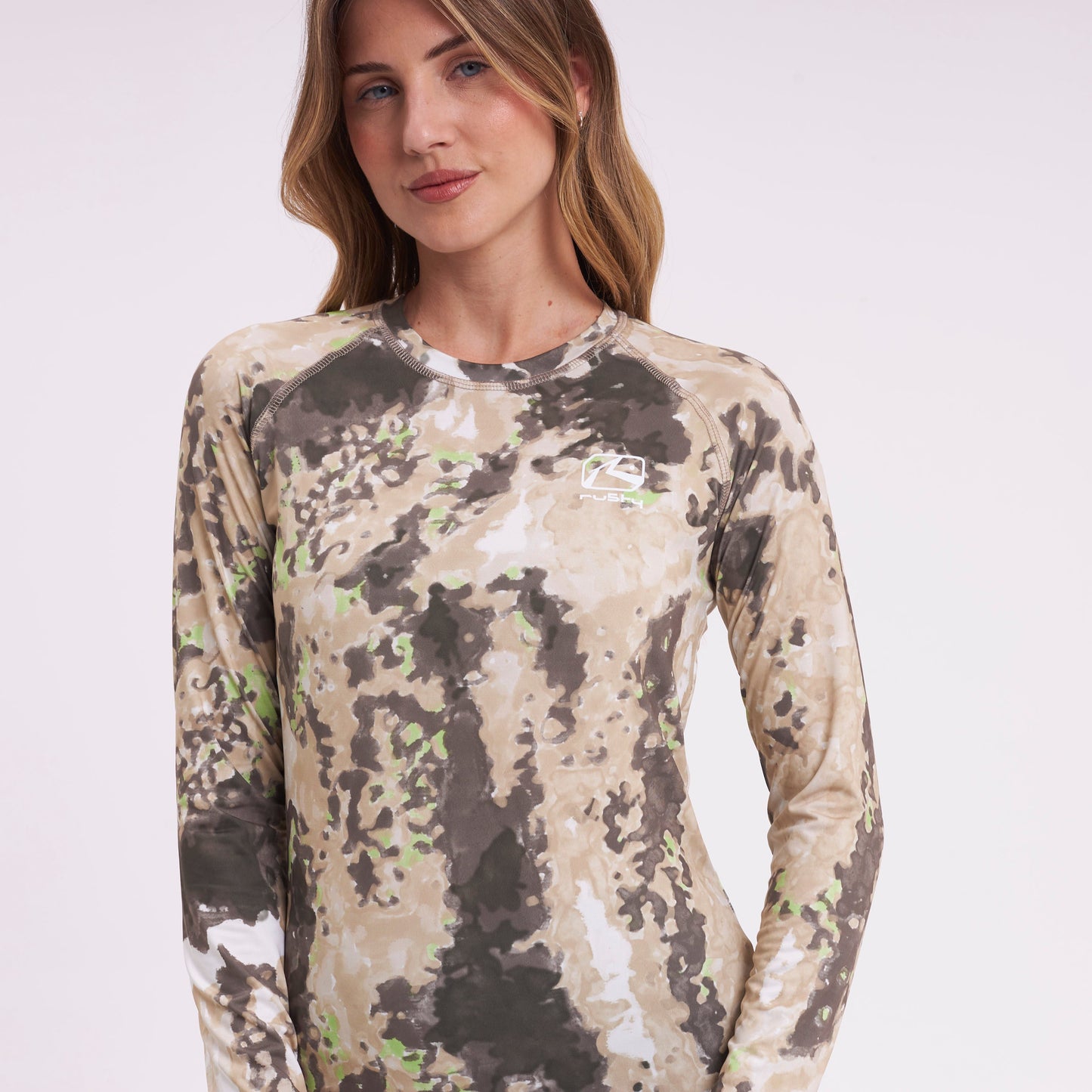 Remera Térmica Rusty Sense Base Layer Top Ld Camo