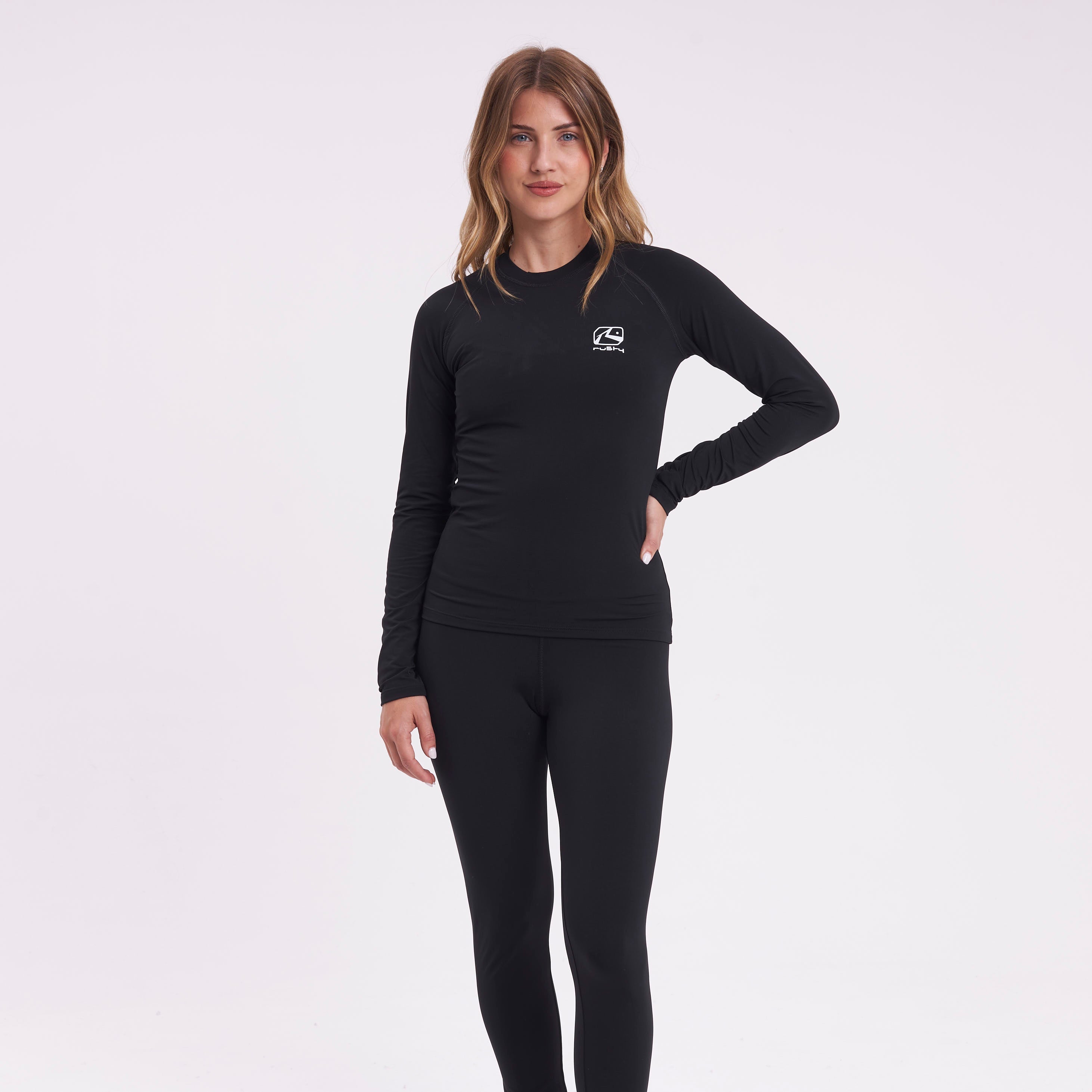Remera Térmica Rusty Sense Base Layer Top Ld Black