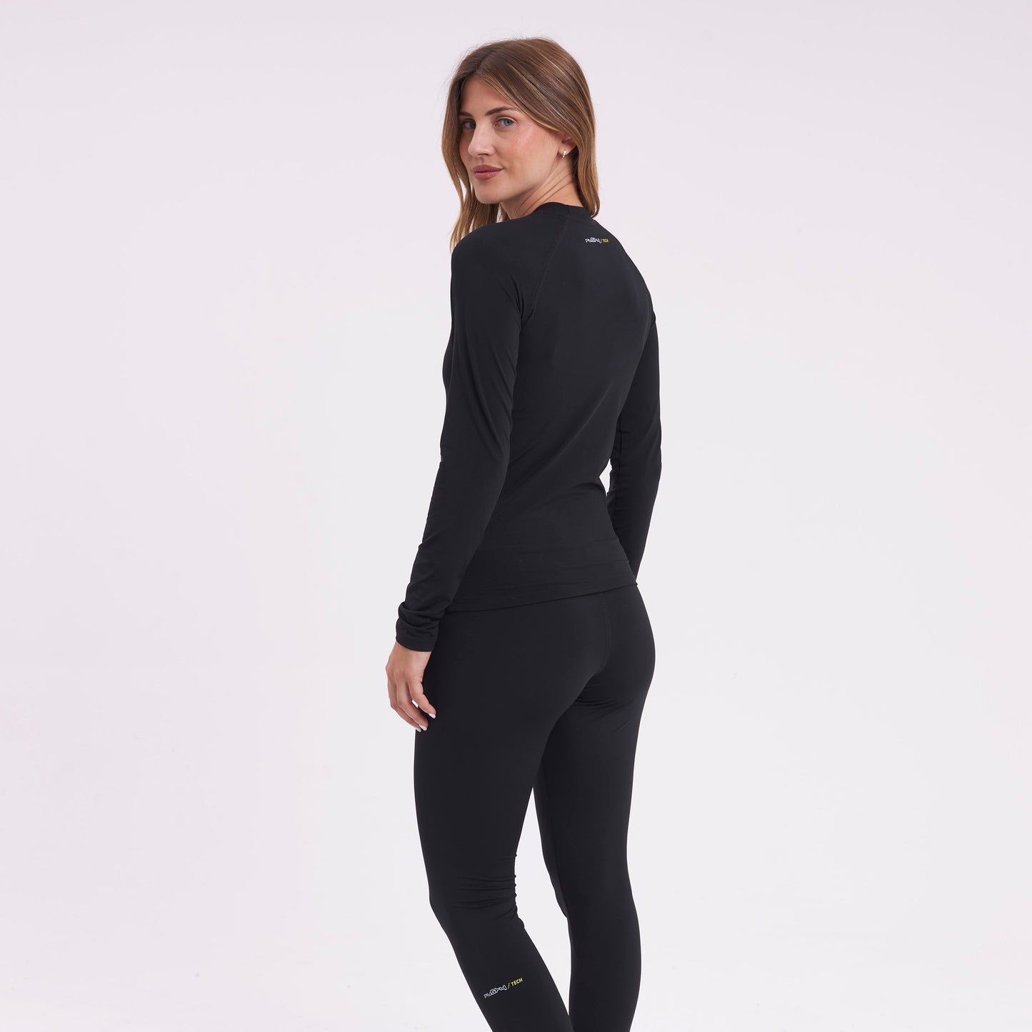 Remera Térmica Rusty Sense Base Layer Top Ld Black