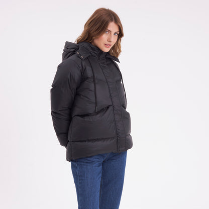 Campera Abrigo Rusty Shallow Puffer Coat Ld Black