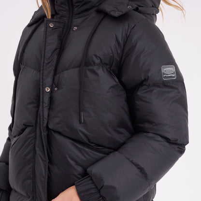 Campera Abrigo Rusty Shallow Puffer Coat Ld Black