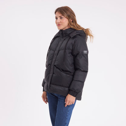 Campera Abrigo Rusty Shallow Puffer Coat Ld Black