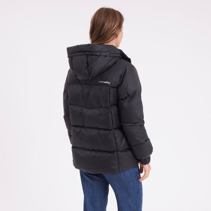 Campera Abrigo Rusty Shallow Puffer Coat Ld Black