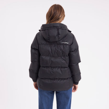 Campera Abrigo Rusty Shallow Puffer Coat Ld Black
