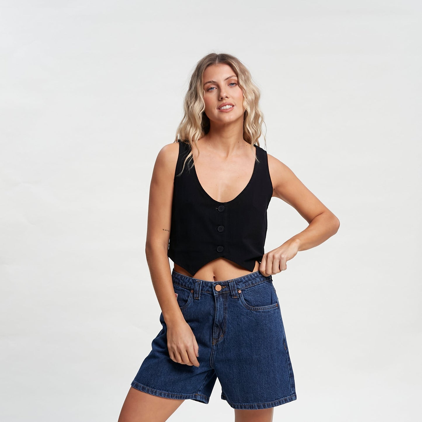 Chaleco Rusty Sicily Vest Black
