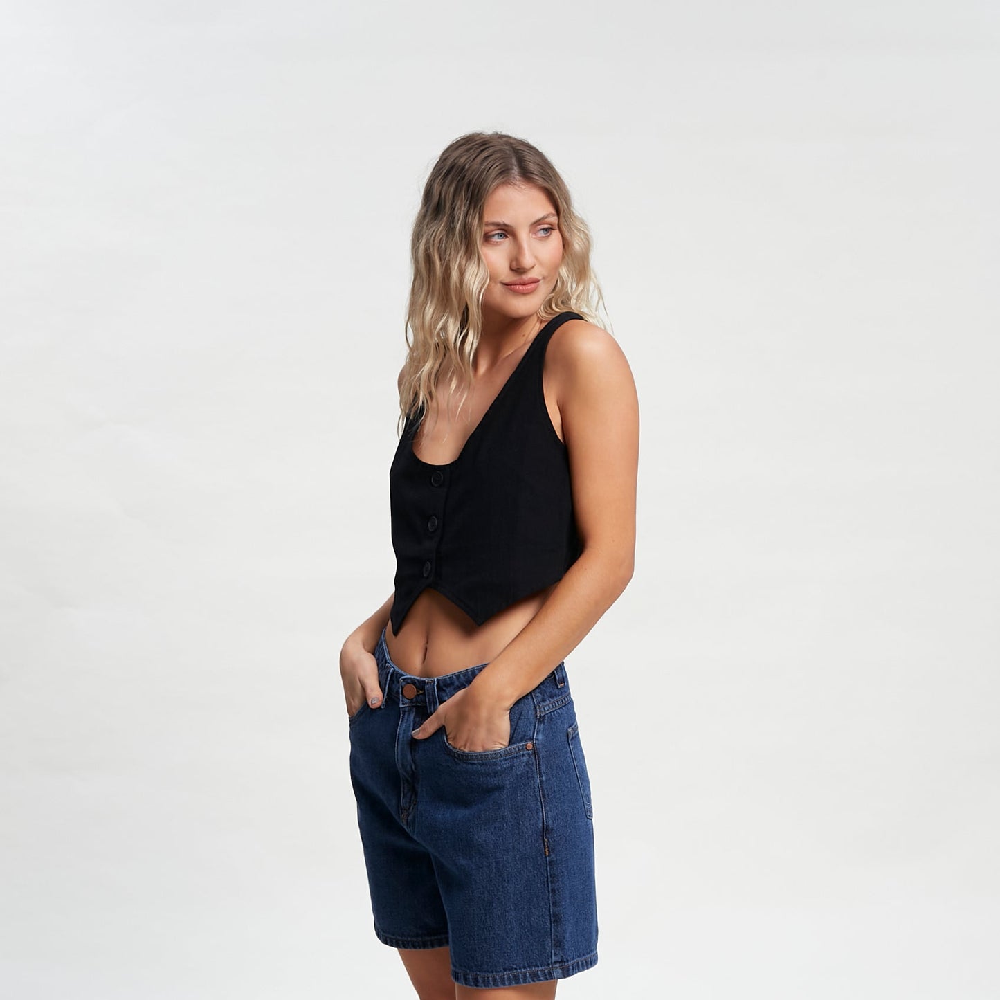 Chaleco Rusty Sicily Vest Black