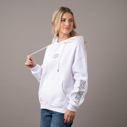 Canguro Rusty Sketch Oversize Hood Ld Off White