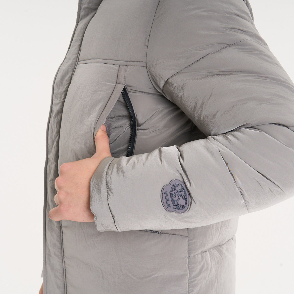 Campera Abrigo Vulk Stellar Jacket Grey