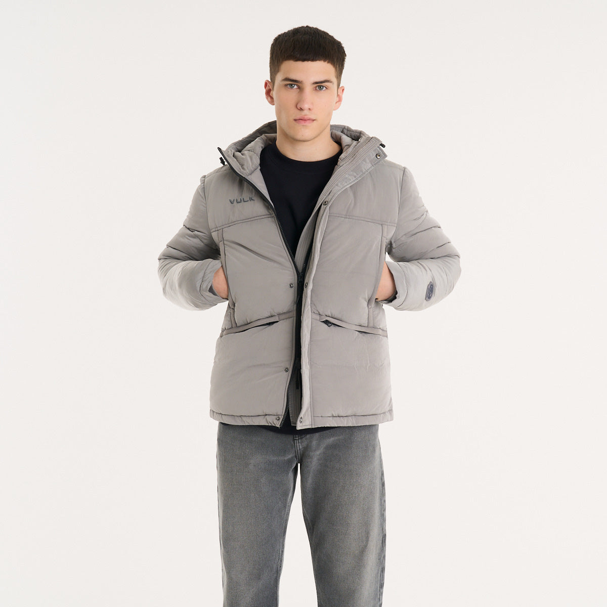 Campera Abrigo Vulk Stellar Jacket Grey
