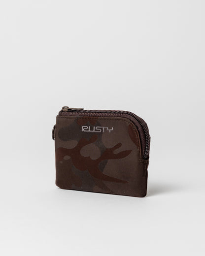 Billetera Rusty Stellar Nylon Camo Coin Purse Java