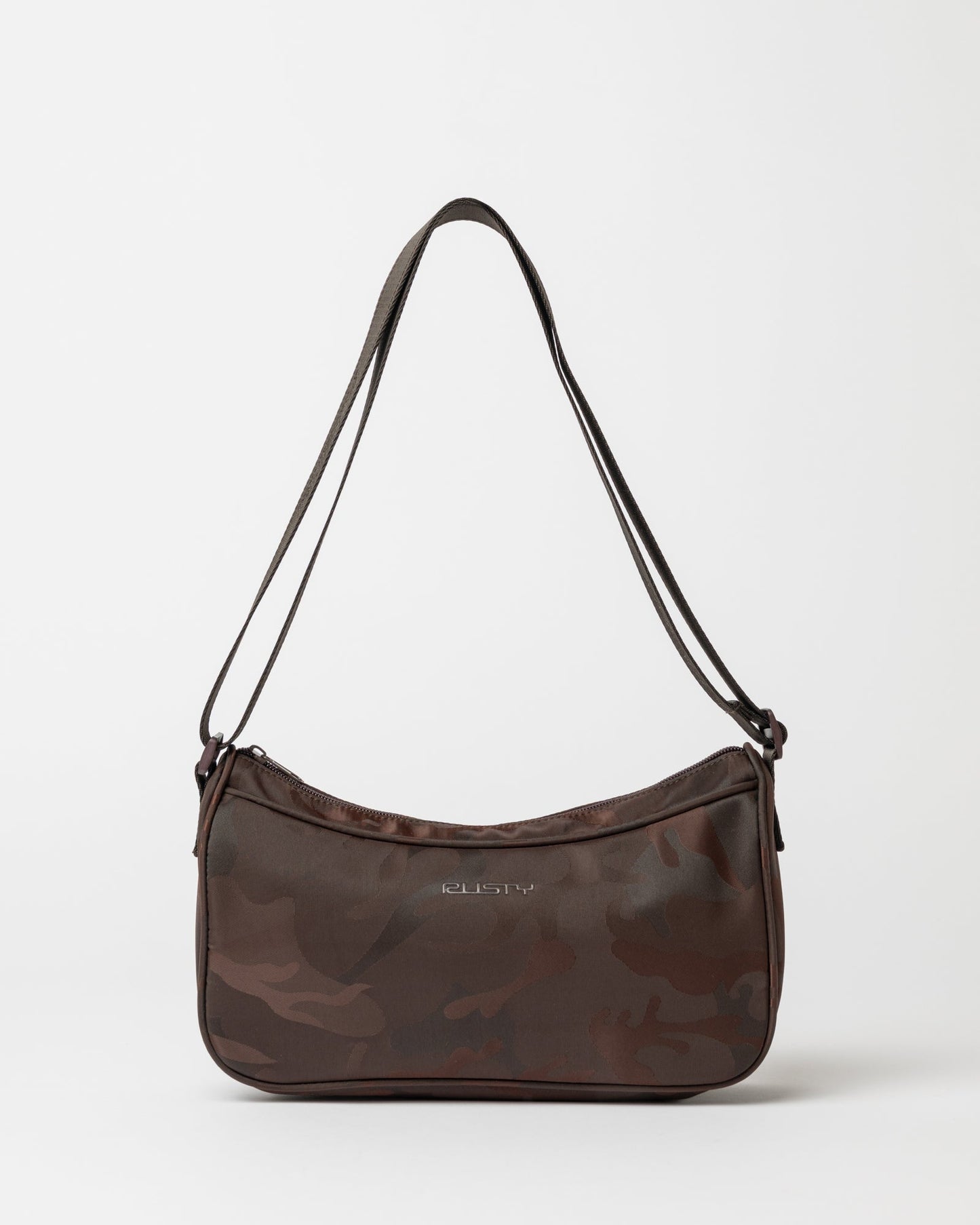 Cartera Rusty Stellar Nylon Camo Crossbody Bag Java