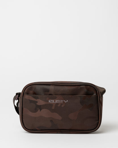 Cartera Rusty Stellar Nylon Camo Side Bag Java