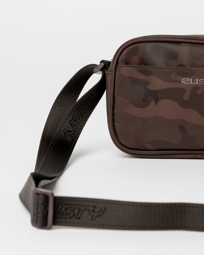 Cartera Rusty Stellar Nylon Camo Side Bag Java